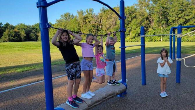 kids on playground