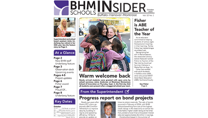 Newsletter cover
