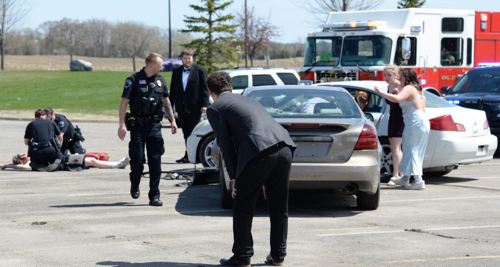 BHS Organizes Mock Crash | Buffalo-Hanover-Montrose Schools